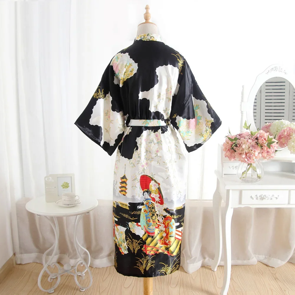 Luxury Lifestyle Women - Gaun Kimono bagus jubah pakaian tidur