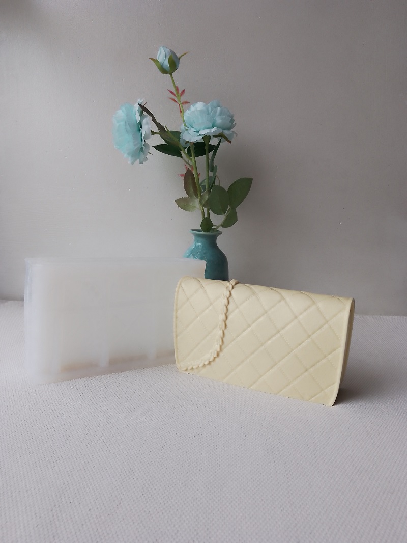Scented Candle Luxury - Cetakan Lilin Silikon Tas Fashion Koper