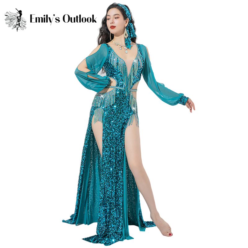 Luxury Lifestyle Women - Kostum tari perut mewah gaun jubah