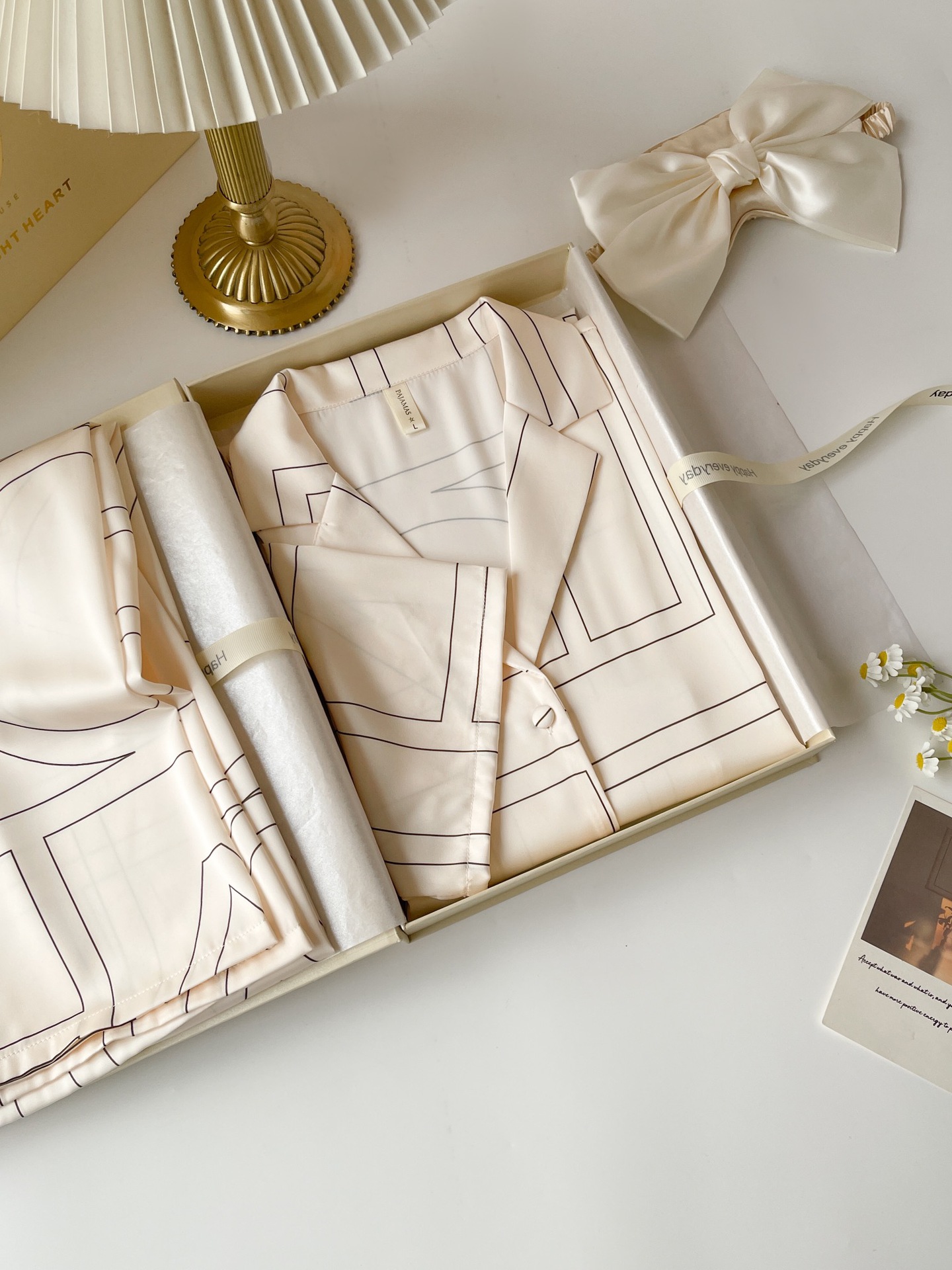 Piyama Sutra Es Gambar Cetak M - Luxury Lifestyle Women ulasan dan harga