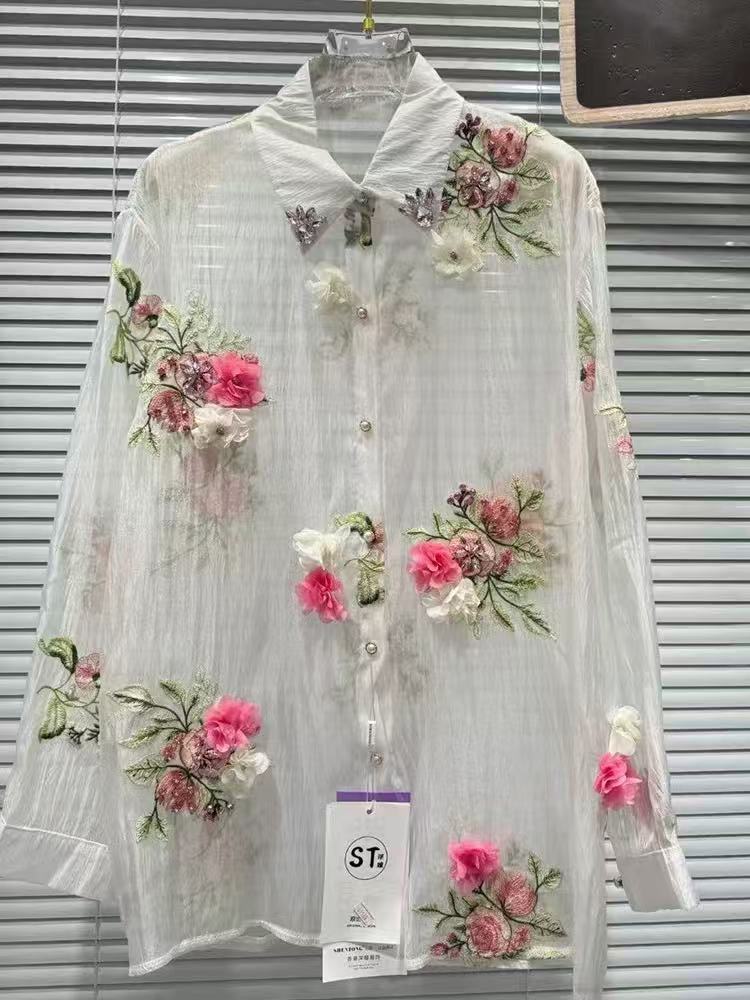 Kemeja Blus Tabir Surya Tipis  - Luxury Lifestyle Women ulasan dan harga