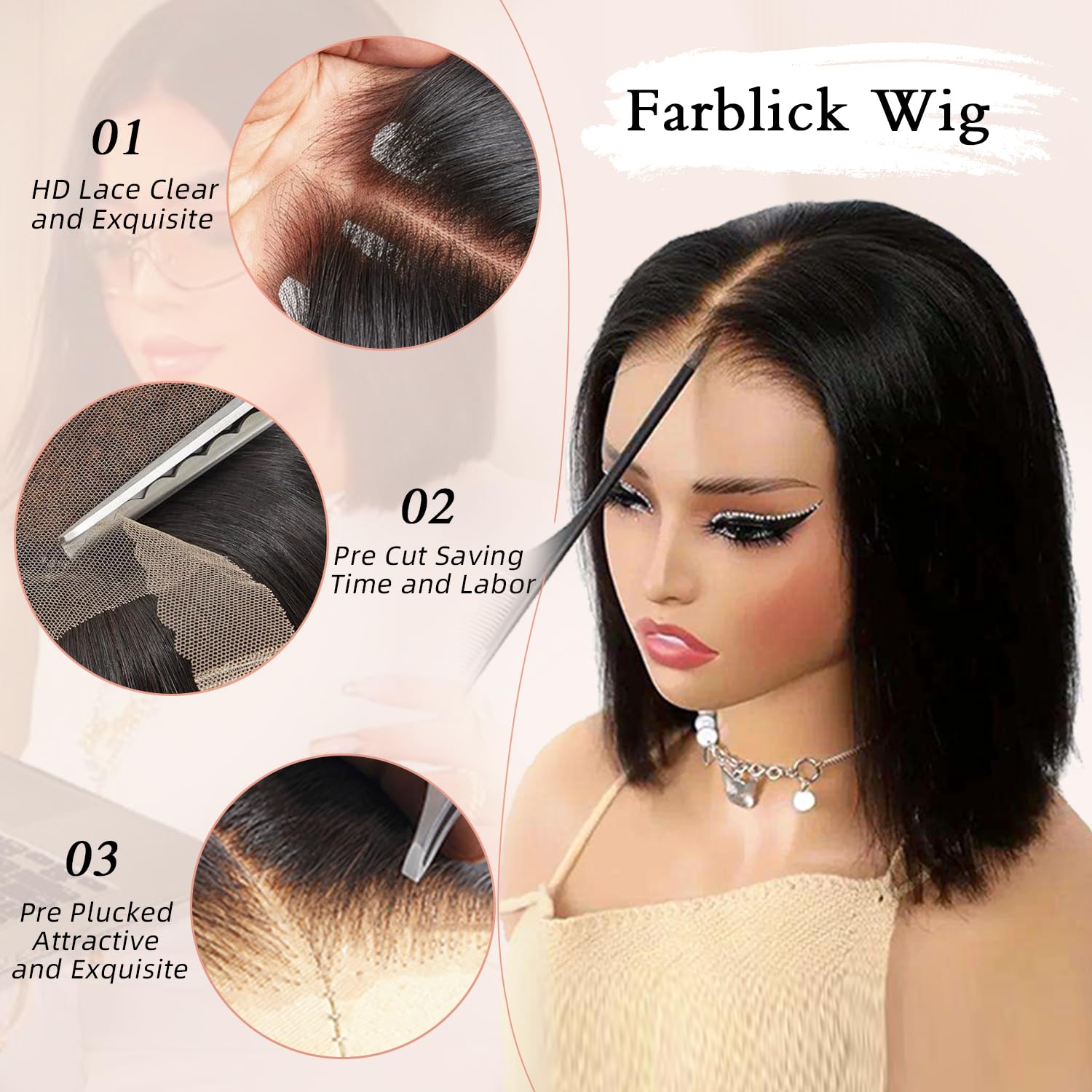 Wig Bob Pendek Smilegirl 5x5 H - Luxury Lifestyle Women ulasan dan harga