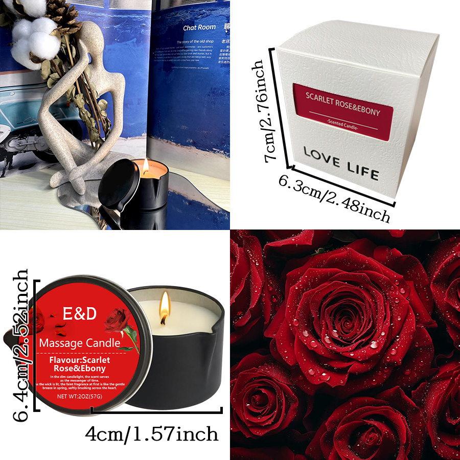 Lilin Minyak Pijat, untuk Meng - Scented Candle Luxury ulasan dan harga
