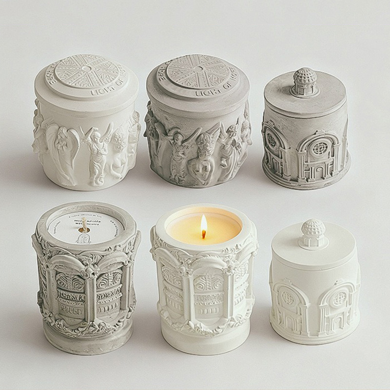 Lilin Cangkir Patung Gipsum Li - Scented Candle Luxury ulasan dan harga